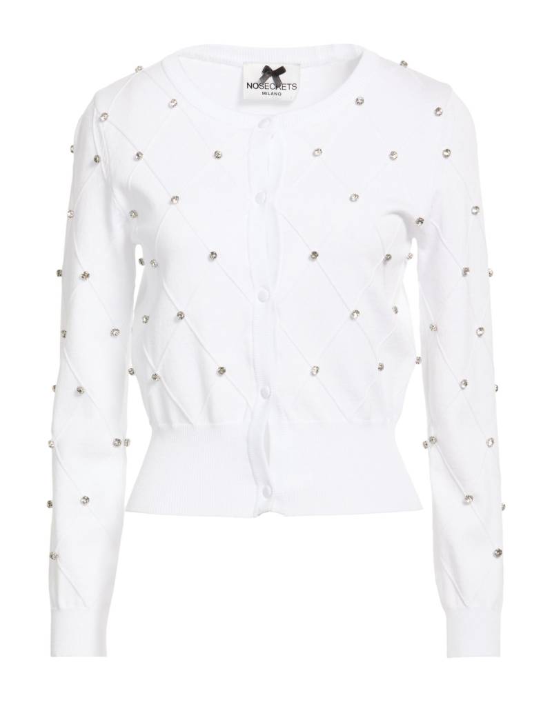 NO SECRETS Strickjacke Damen Weiß von NO SECRETS