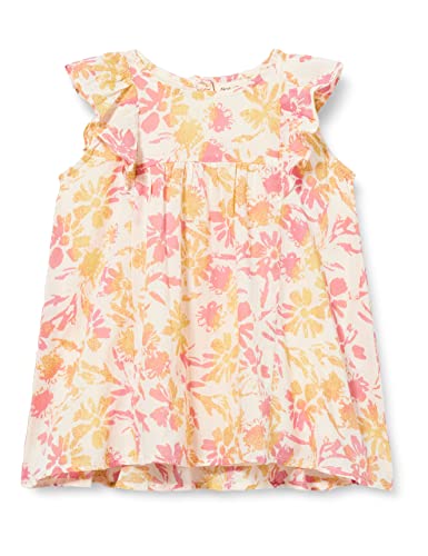 NOA NOA MINIATURE Baby Girls EmiliNNM Dress, Print Offwhite/Rose/Yellow, 86 von NOA NOA MINIATURE