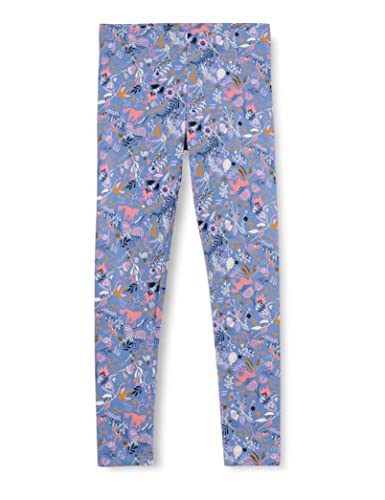 NOA NOA MINIATURE Girl's LaikaNNM Leggings, Print Blue/Rose, 104 von NOA NOA MINIATURE