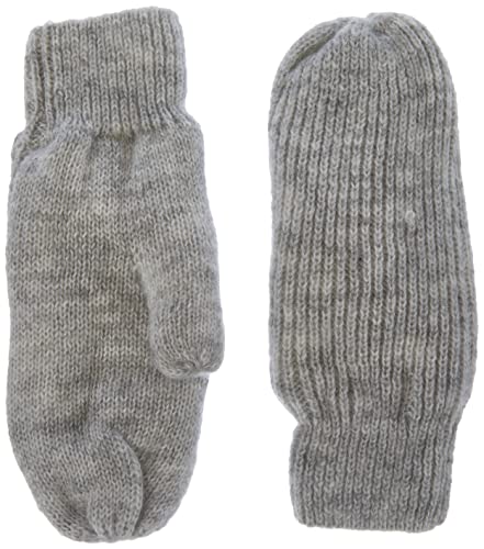 NOA NOA MINIATURE Unisex Kids BobbieNNM Mittens, Light Grey, 9-12Y von NOA NOA MINIATURE