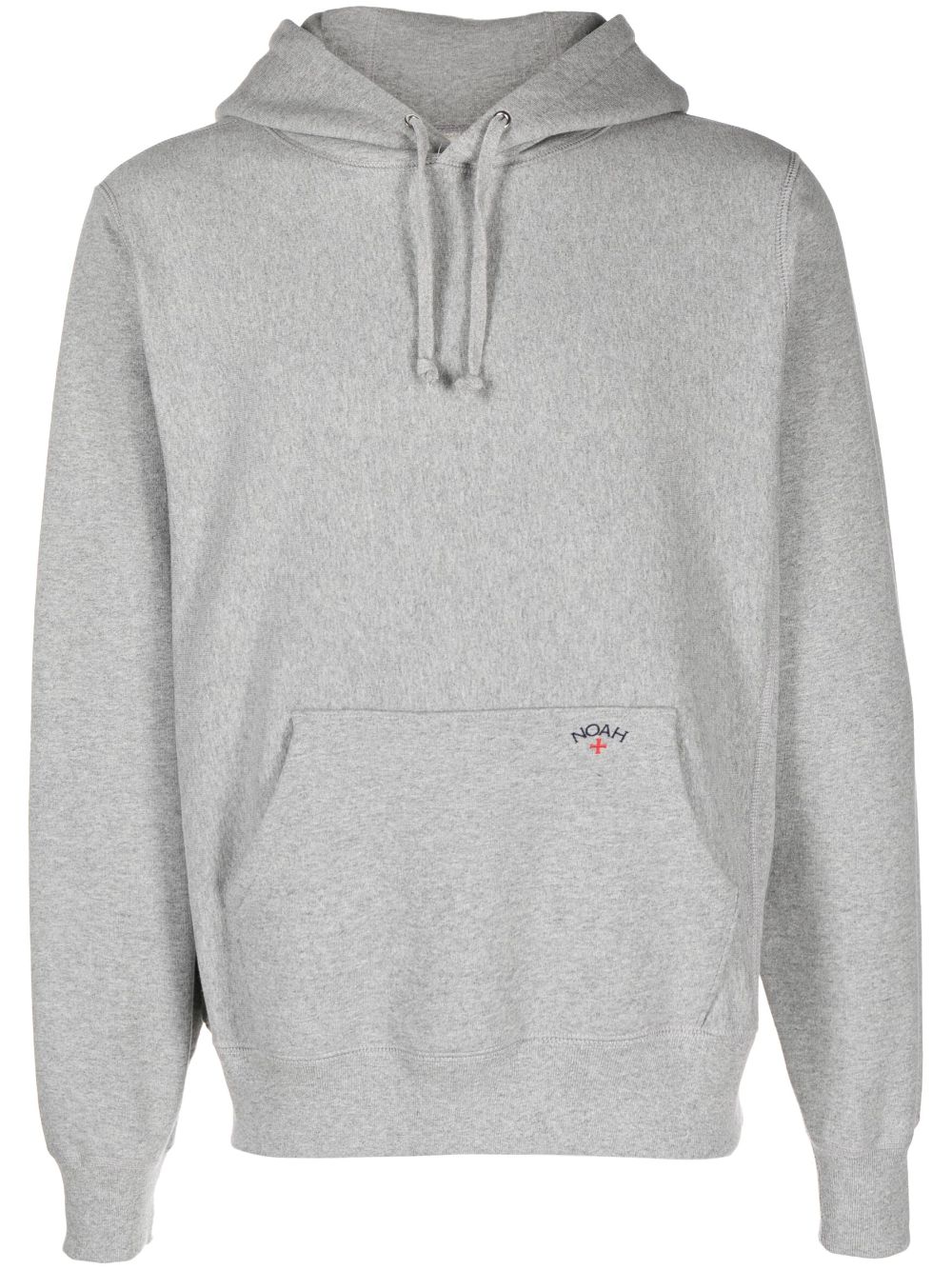 NOAH NY Melierter Hoodie mit Logo-Stickerei - Grau von NOAH NY