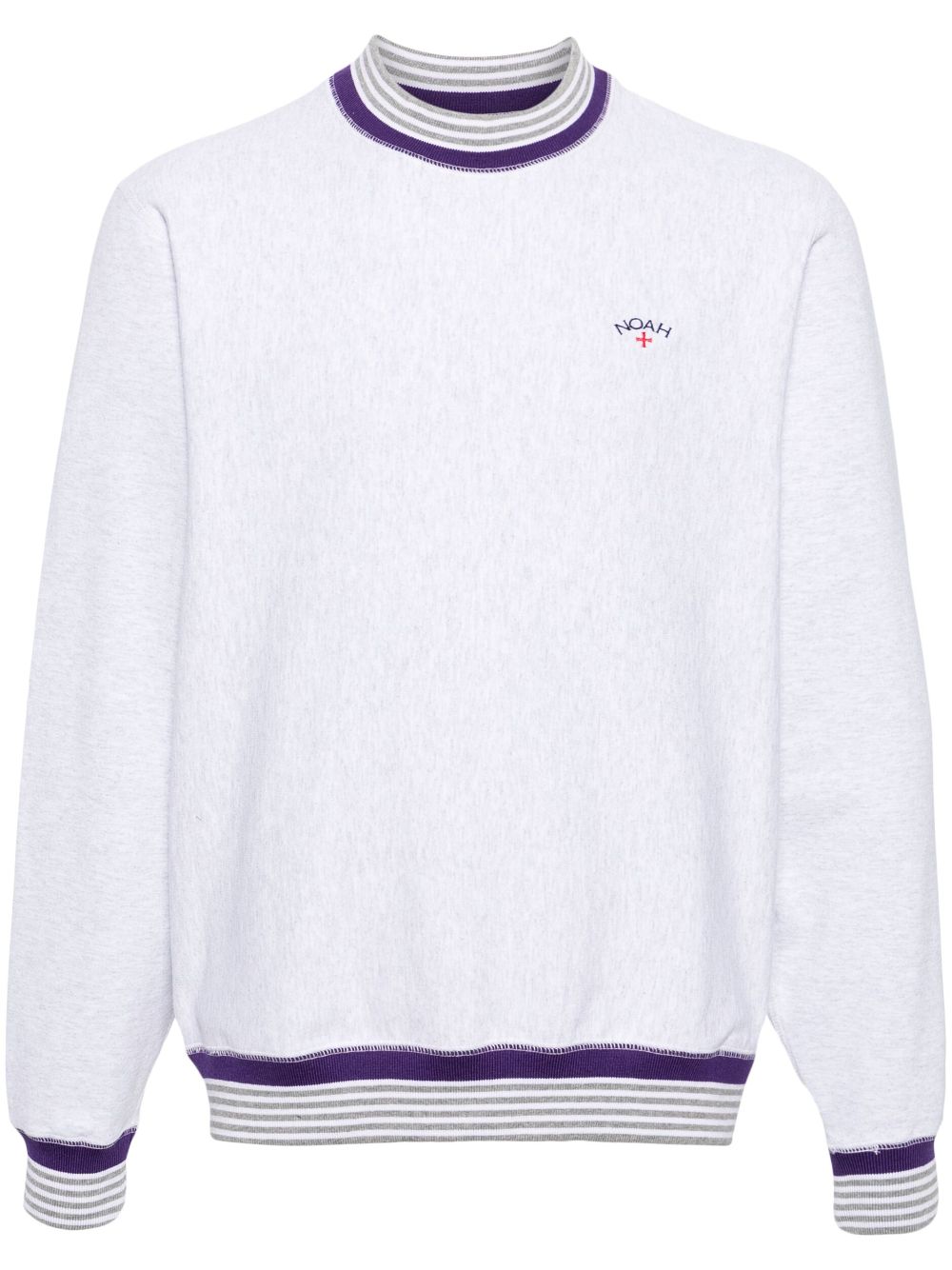 NOAH NY Sweatshirt mit Logo-Stickerei - Grau von NOAH NY