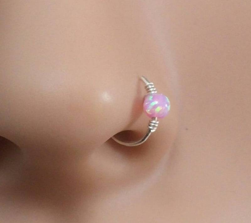 Fake Nasenring Creolen, Nasenpiercing, Nasenring, Nasenschmuck, Faux Nasenreifen, Nasenmanschette, Nicht Durchbohrter von NOAJEWELRY1