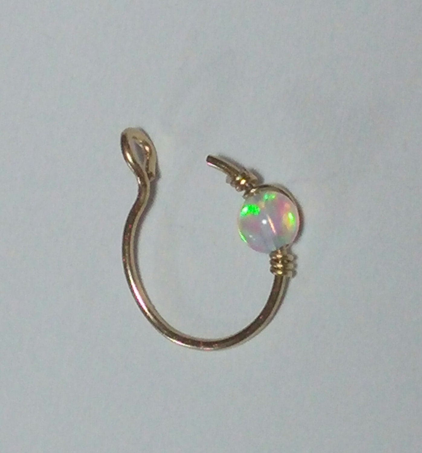 Fake Nasenring Creolen, Nasenpiercing, Nasenring, Nasenschmuck, Faux Nasenreifen, Nasenmanschette, Nicht Durchbohrter von NOAJEWELRY1