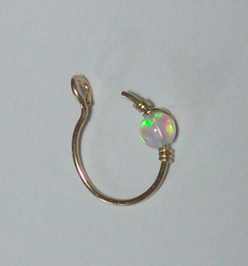 Fake Nasenring Creolen, Nasenpiercing, Nasenring, Nasenschmuck, Faux Nasenreifen, Nasenmanschette, Nicht Durchbohrter von NOAJEWELRY1