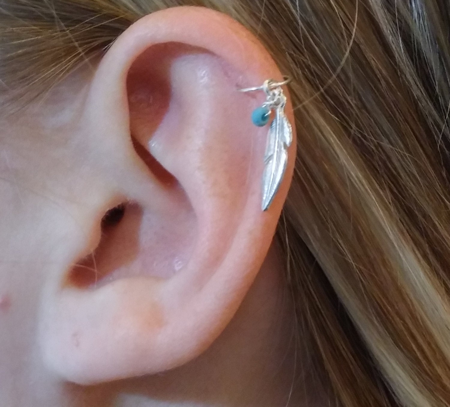 Helix Ohrring, Feder Knorpel, Helix-Piercing, Knorpel Piercing, Blatt Hoop, Ohrringe Helix Ohrring, Feder Knorpel, Helix-Piercing, Knorpel Piercing, Blatt Hoop, Ohrringe von NOAJEWELRY1