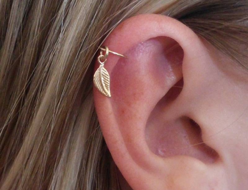 Helix Ohrring, Federknorpelohrring, Blattknorpelohrring, Helix-Piercing, Knorpelpiercing, Federknorpelohrring Helix Ohrring, Federknorpelohrring, Blattknorpelohrring, Helix-Piercing, Knorpelpiercing, Federknorpelohrring von NOAJEWELRY1