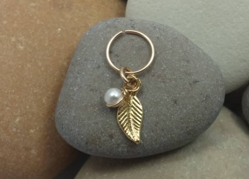 Helix Ohrring, Federknorpelohrring, Blattknorpelohrring, Helix-Piercing, Knorpelpiercing, Federknorpelohrring von NOAJEWELRY1