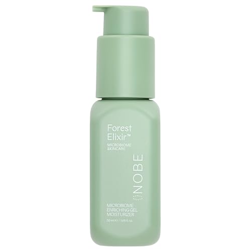 NOBE Forest Elixir Enriching Gel Moisturizer Face - Leichte Gesichtscreme Damen - Schnell einziehendes Face Cream Gel, Nacht- & Tagescreme Gesicht - Gesichtspflege, Feuchtigkeitscreme Gesicht, 50 ml von NOBE NORDIC BEAUTY