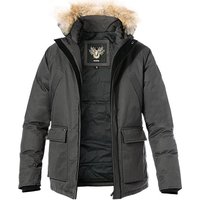 NOBIS Herren Daunenjacke Grau Mikrofaser unifarben von NOBIS