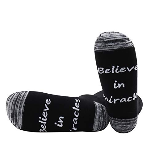 PYOUL IVF Socken IUI Geschenk Lucky Transfer Socken Believe In Miracles Socken Infruchtbarkeit Socken F Embryo Transfer Geschenk, Believe in Miracles, 38 von NOBRANDS