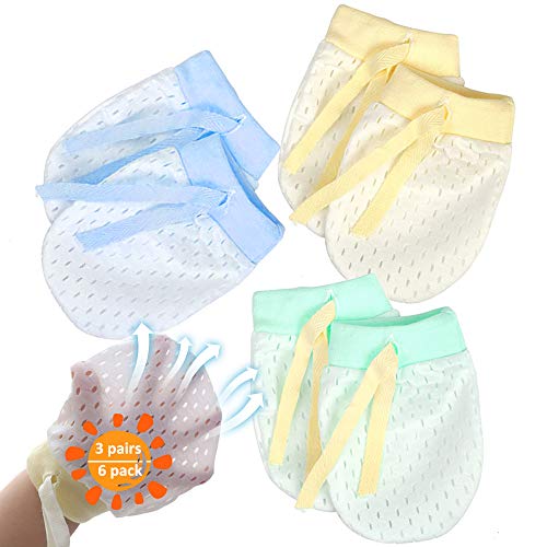 NOCHME Fäustlinge Baby Neugeboren Junge Mädchen 0-3-6-12 Monate 3 Paare Elastizität Einstellbare Sommer Netze Baby Anti Kratz Handschuhe, Baby Anti Kratzhandschuhe Kleinkind Schutz Fäustlinge NOCHME Fäustlinge Baby Neugeboren Junge Mädchen 0-3-6-12 Monate 3 Paare Elastizität Einstellbare Sommer Netze Baby Anti Kratz Handschuhe, Baby Anti Kratzhandschuhe Kleinkind Schutz Fäustlinge von NOCHME