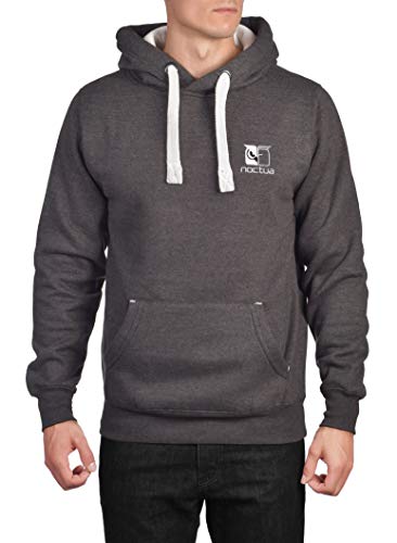 Noctua NP-H1.Grey, Hochwertiger Unisex Kapuzenpullover (Grau) von Noctua