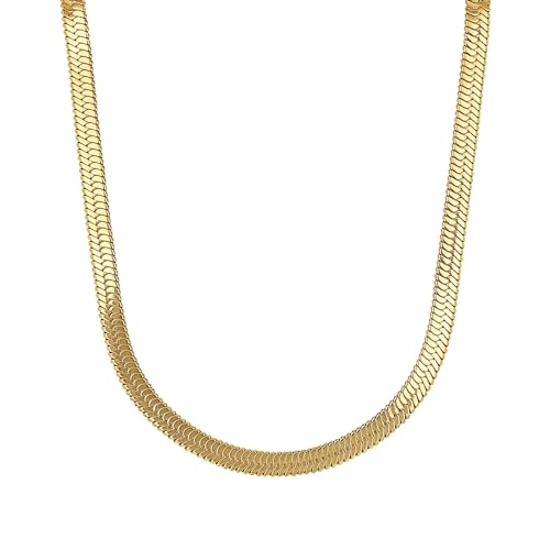 NOELANI Halskette Edelstahl Damen Halsschmuck, Gold, Kommt in Schmuck Geschenk Box von NOELANI