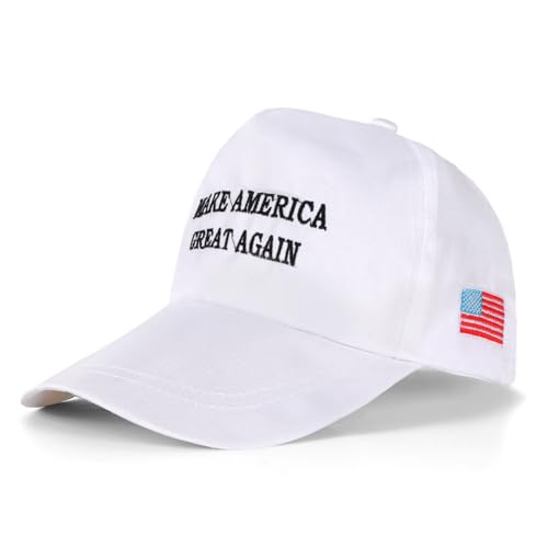 NOEMIN Maga Hat 2024 - Make America Great Again Baseballkappe, weiß, Einheitsgröße von NOEMIN