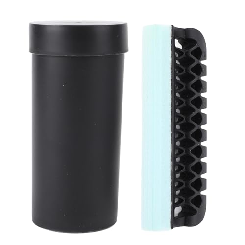 NOENNULL Barthaarfänger für Waschbecken - Flexibler Schwamm Streifen Abfluss Haarfänger mit Wasserspeicherflasche, Verstopfung Verhindern, Leicht Sauber für das Rasieren des von NOENNULL