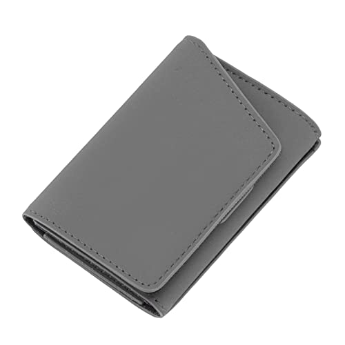 NOENNULL Minimalistische Geldbörse, Leder Kreditkartenetui Geldbörse, Tragbare Multifunktions Kartenhalter Brieftasche für Männer und Frauen, grau NOENNULL Minimalistische Geldbörse, Leder Kreditkartenetui Geldbörse, Tragbare Multifunktions Kartenhalter Brieftasche für Männer und Frauen, grau von NOENNULL