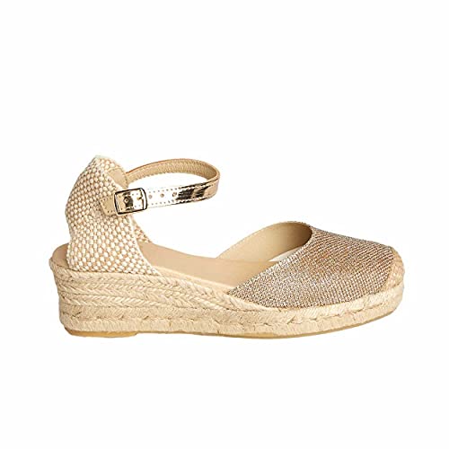 NOESLOMISMO BY DILEMA Damen Jute Keil Espadrilles | Sandalen | Neue Frühjahr/Sommer 2021 Kollektion | Bequeme Damen Plateauschuhe | Design und Herstellung in Spanien von NOESLOMISMO BY DILEMA