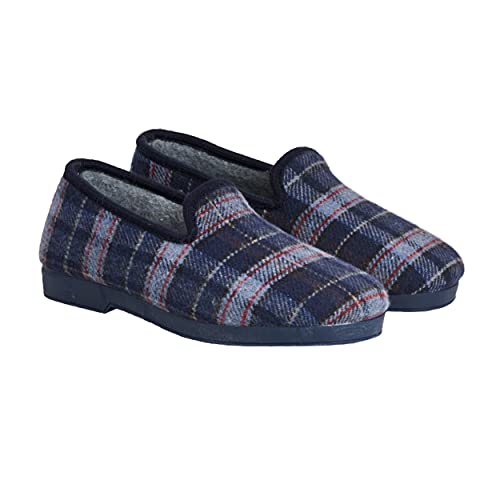 NOESLOMISMO BY DILEMA Hausschuhe für Herren, Winterschuhe, Marineblau, 40 EU von NOESLOMISMO BY DILEMA