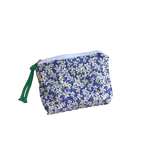 NOGRAX Kosmetiktasche Baumwolle Floral Kleine Kosmetische Make Up Tasche Organizer Taschen Für Frauen Lippenstift Make-up Fall Clutch Geldbörse Münzbeutel Fall-16 von NOGRAX