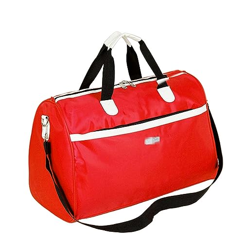 NOGRAX Schulrucksack Große Reisetaschen Für Frauen Handtaschen Gepäcktaschen Crossbody Tasche Männer Reisen Tasche Freizeit Damen Modesportarten-Rot von NOGRAX