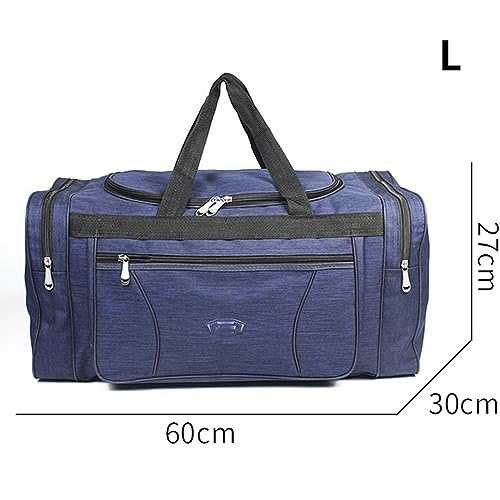 NOGRAX Schulrucksack Oxford wasserdichte Männer Reisen Reisen Handgepäck Groß Reisetasche Geschäft Großkapazität Wochenend -Duffle Reisetasche-L-Blau von NOGRAX