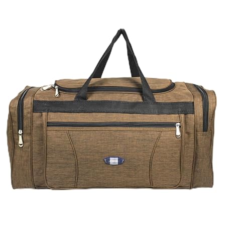 NOGRAX Schulrucksack Oxford wasserdichte Männer Reisen Reisen Handgepäck Groß Reisetasche Geschäft Großkapazität Wochenend -Duffle Reisetasche-L-Brown von NOGRAX