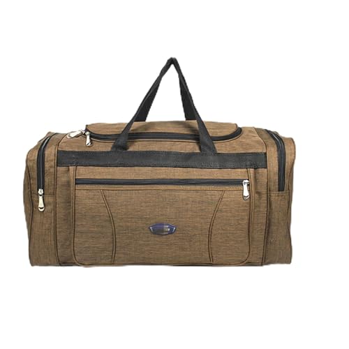 NOGRAX Schulrucksack Oxford wasserdichte Männer Reisen Reisen Handgepäck Groß Reisetasche Geschäft Großkapazität Wochenend -Duffle Reisetasche-M-Brown von NOGRAX