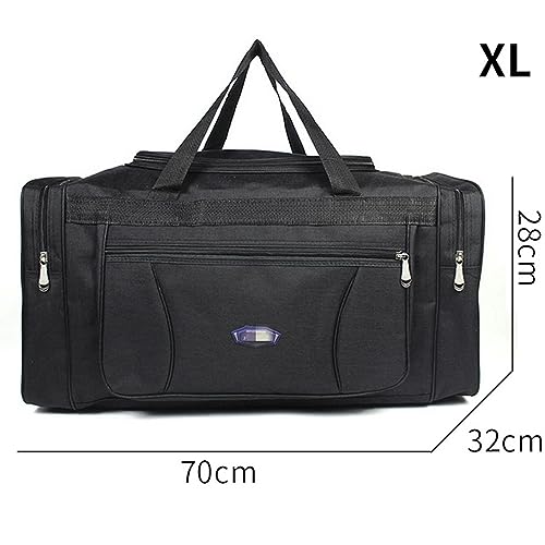 NOGRAX Schulrucksack Oxford wasserdichte Männer Reisen Reisen Handgepäck Groß Reisetasche Geschäft Großkapazität Wochenend -Duffle Reisetasche-XL-Black von NOGRAX