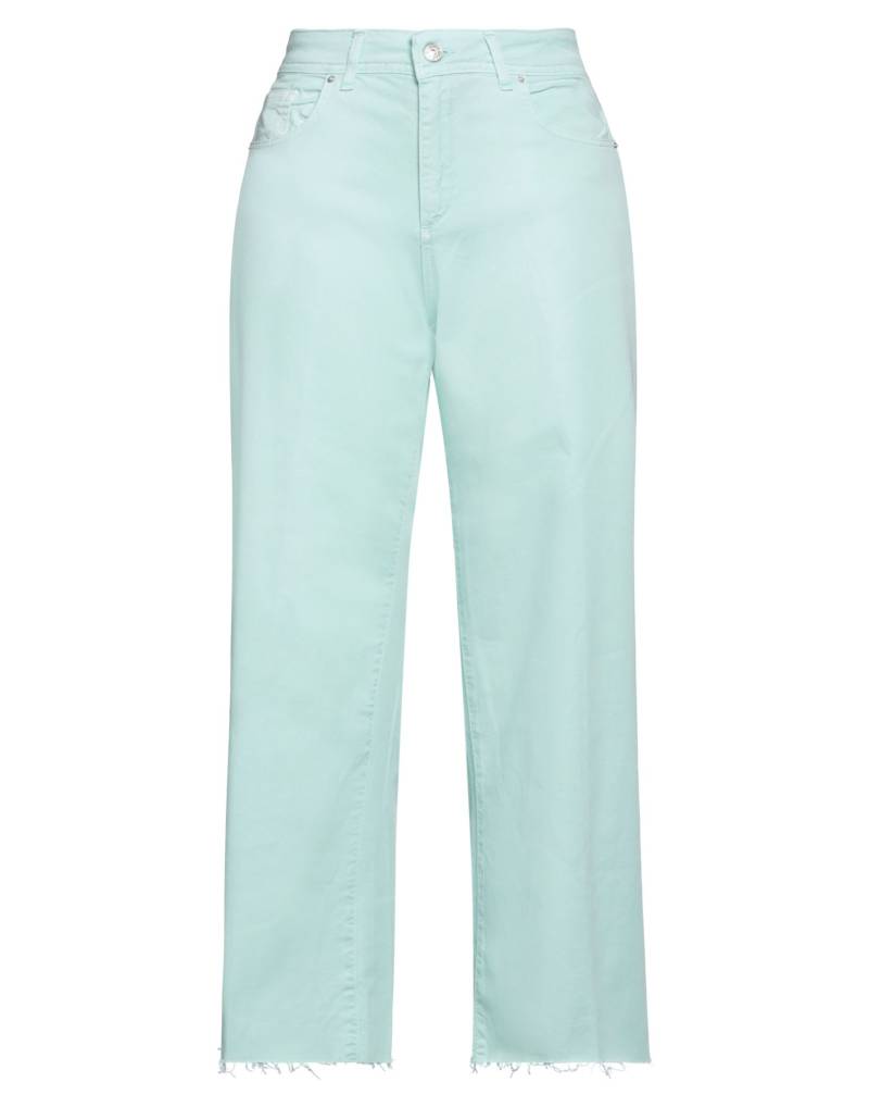 NOIR AND BLEU Jeanshose Damen Tūrkis von NOIR AND BLEU