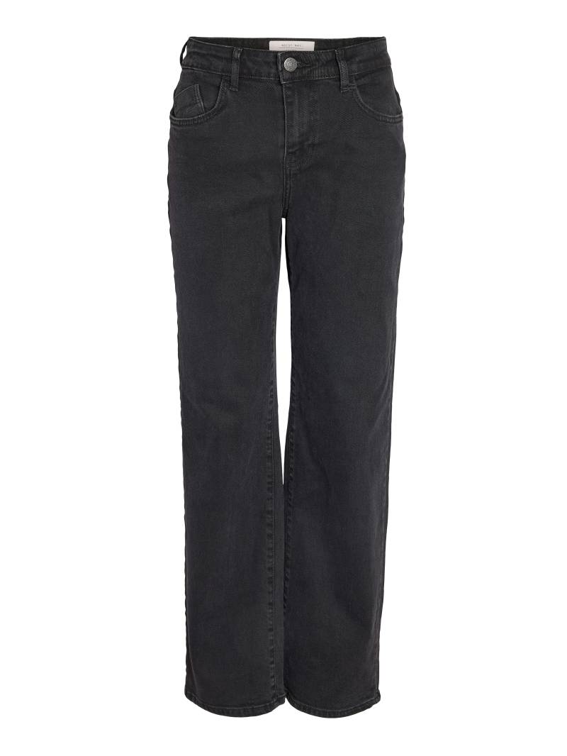 NOISY MAY - NMYOLANDA MW WIDE STR BLACK NOOS black denim - Gr. - 32/32 von NOISY MAY