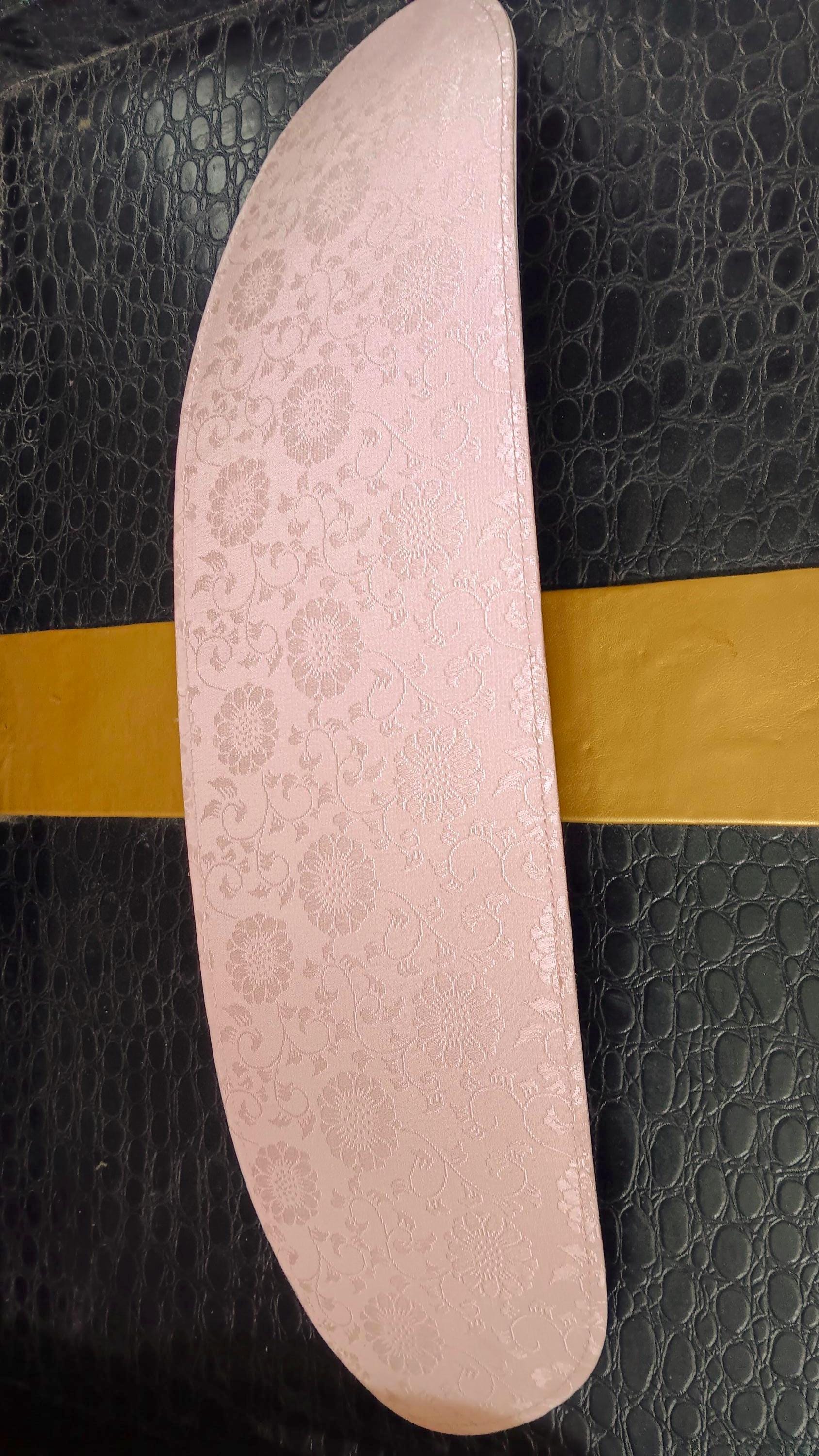 Kimono Zubehör, Obi, Obiita, Obi-Ita, Apricot/Weiß, Kiku, Mae-Ita, Obi Damen von NOKIMO