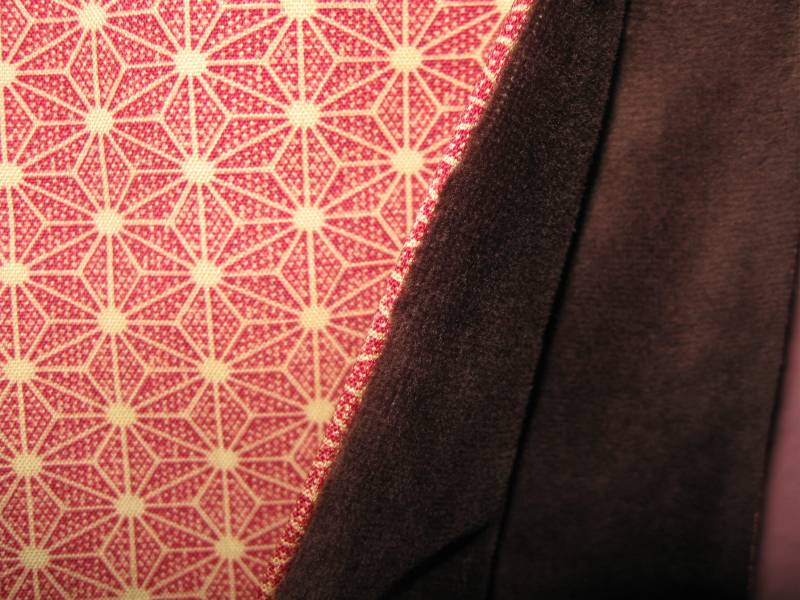 Loop+stulpen Kombination, Unikat Schal, Kimonostoff, Set , Asanoha, Wollstoff/Samt, Lachs-Braunrose/Schokobrauner Nicki-Samt, Rundhalsschal Loop+stulpen Kombination, Unikat Schal, Kimonostoff, Set , Asanoha, Wollstoff/Samt, Lachs-Braunrose/Schokobrauner Nicki-Samt, Rundhalsschal von NOKIMO