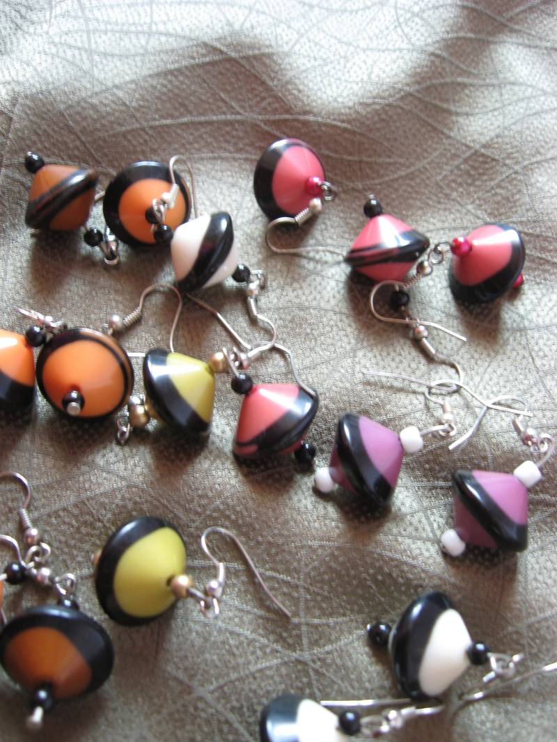 Ohrhänger, Asiatisch Anmutend, Laternen/Kreisel, Sommerschmuck, Viele Schöne Farben Ohrhänger, Asiatisch Anmutend, Laternen/Kreisel, Sommerschmuck, Viele Schöne Farben von NOKIMO