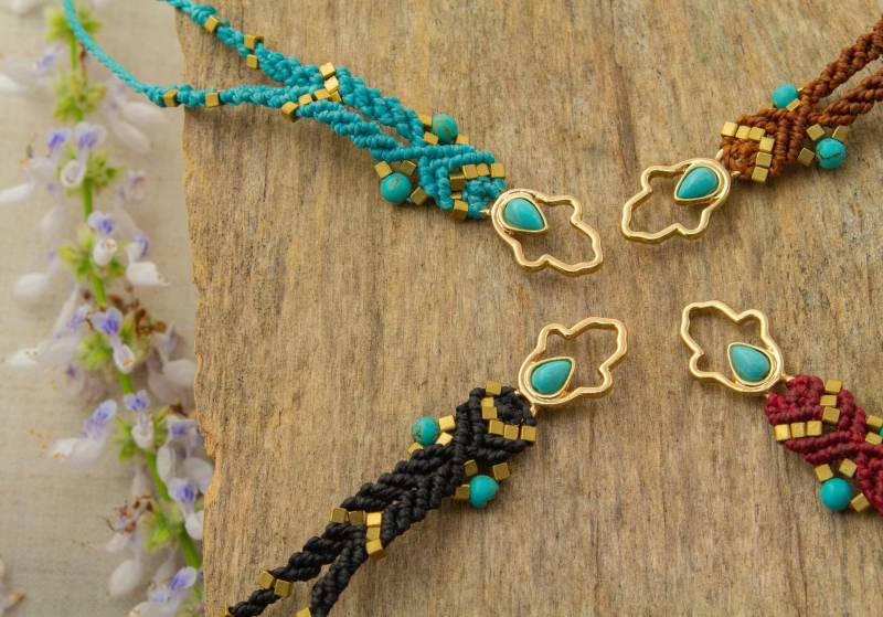 Pendelkette Hamsa Variable Länge Makramee Kette Hand Der Fatima Handgemacht Pendelkette Hamsa Variable Länge Makramee Kette Hand Der Fatima Handgemacht von NOKmacrame