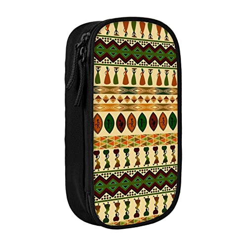 NOLACE Bohemia Style Traditional African Pattern Big Capacity Pencil Pen Case,Large Pencil Bag Organizer,Supply For Adults,Graduation Gift von NOLACE