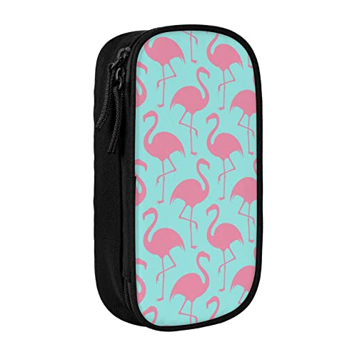 NOLACE Pink Flamingo Große Kapazität Bleistift Stifteetui, Große Bleistifttasche Organizer, Versorgung Für Erwachsene, Abschlussgeschenk von NOLACE