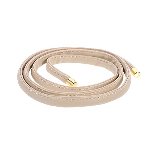 1Stk Haarfixierendes Stirnband hair accessories for girls haarreif beige Haargummi in beige dicht Haarschmuck langes Haarband Gummiband Fräulein Halterung Lederdraht aus Aluminium von NOLITOY