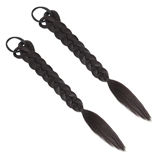 NOLITOY Stilvolle Geflochtene Pferdeschwanzverlängerungen 2 Stück Pferdeschwanzverlängerungen Für Frauen Lockige Haarverlängerungen Mit Stirnband NOLITOY Stilvolle Geflochtene Pferdeschwanzverlängerungen 2 Stück Pferdeschwanzverlängerungen Für Frauen Lockige Haarverlängerungen Mit Stirnband von NOLITOY