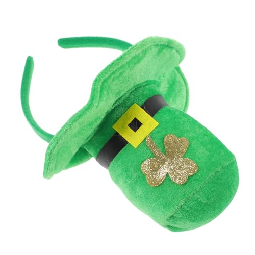 Irisches Stirnband festival haarschmuck festival kopfschmuck dekorationen zum st. patricks day Zylinder-Stirnband für Damen Mini Yingschi Hut Kopfbedeckung Fräulein schmücken Vlies von NOLITOY