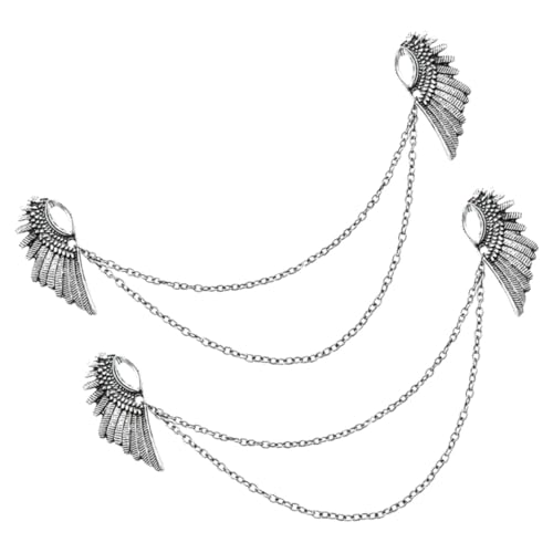 NOLITOY 1 Satz Brosche Anstecknadel Mit Engelflügel Design Für Damen Und Herren Für Anzüge Hemden Und Formelle Anlässe Hochwertige Verarbeitung Und Umweltfreundliche Beschichtung 2 Stück von NOLITOY