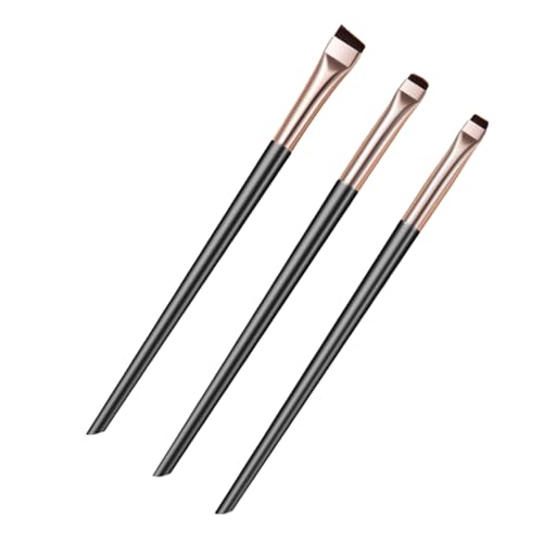 NOLITOY 1 Satz Eyeliner Pinsel Set Teiliges Set mit Abgewinkelten Feinen Pinsel für Präzise Augen Make Up Anwendungen für Zuhause und Professionelle Kosmetikstudios von NOLITOY
