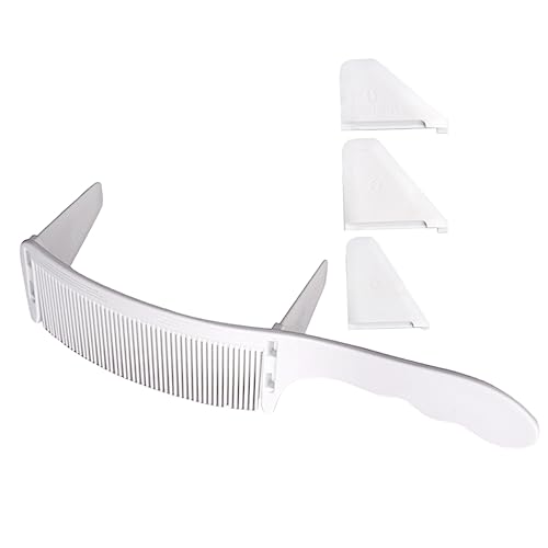 NOLITOY Haarkamm Satz für Präzises Haarstyling Verstellbar Gebogen für Männer Friseur Tools mit Minimalistischen Design von NOLITOY