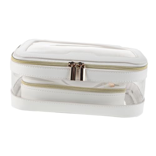 NOLITOY 1 Satz Große Transparente Kosmetiktasche Tragbarer Wasserdichter Reise Make Up Organizer mit Abnehmbarem Innenteil für Unterwegs für Reisemöglichkeiten NOLITOY 1 Satz Große Transparente Kosmetiktasche Tragbarer Wasserdichter Reise Make Up Organizer mit Abnehmbarem Innenteil für Unterwegs für Reisemöglichkeiten von NOLITOY