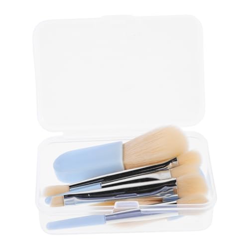NOLITOY 1satz Mini Makeup Pinselset Für Teiliges Tragbares Kosmetikpinsel-set Für Foundation Lidschatten Und Blush Praktischem Aufbewahrungsbox Hautfreundlich Und Vielseitig von NOLITOY