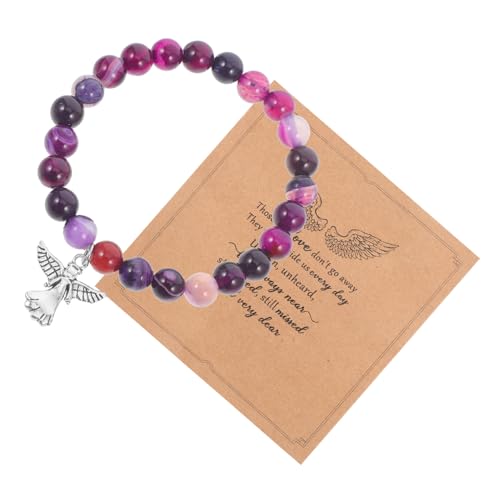 NOLITOY Gedenkarmband Satz Für Trauer Steinperlenarmband Mit Karte Beileidsgeschenk Für Verlust Trauerschmuck Für Mutter Großmutter Gedenkfeier Zubehör NOLITOY Gedenkarmband Satz Für Trauer Steinperlenarmband Mit Karte Beileidsgeschenk Für Verlust Trauerschmuck Für Mutter Großmutter Gedenkfeier Zubehör von NOLITOY