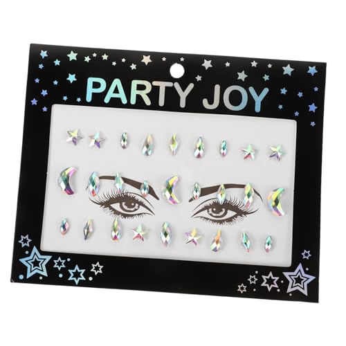 NOLITOY Glitzer-gesichtsaufklebern Temporäre Meerjungfrauen-tattoos Für Festivals Aufkleber Für Gesicht Und Körper Diy-kostüm Und Karnevalstempel Wiederverwendbare von NOLITOY