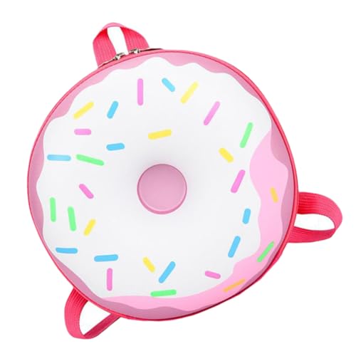 NOLITOY 1 Stück Einzigartiger Rucksack für Mädchen Tragbare Umhängetasche Donut Design für Kindergarten und Ausflüge Sicher und Langlebig von NOLITOY