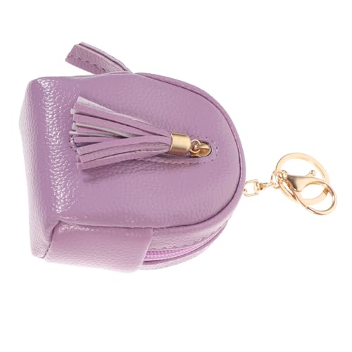 NOLITOY Schlüsselanhänger Für Mini Tasche Mit Reißverschluss Kleine Schlüsseltasche Aus Umweltfreundlichem Material Tragbare Clutch Für Kleingeld Und Schlüssel von NOLITOY