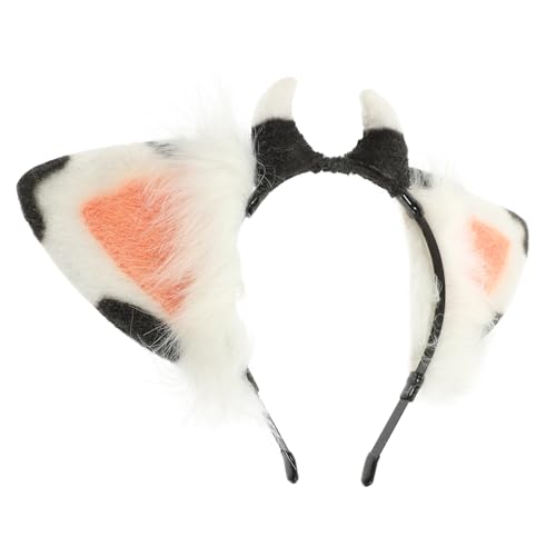 NOLITOY 1 Stück Plüsch Haarband mit Kuhohren Flauschiger Haarschmuck für Kostümpartys Karneval Ostern und Mehr Lustige Accessoires für Blickfang Werden NOLITOY 1 Stück Plüsch Haarband mit Kuhohren Flauschiger Haarschmuck für Kostümpartys Karneval Ostern und Mehr Lustige Accessoires für Blickfang Werden von NOLITOY
